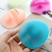 Load image into Gallery viewer, Super Soft Silicone Face Cleanser and Massager Brush Manual Facial Cleansing Brush Handheld Mat Scrubber For Sensitive, Delicate, Dry Skin (Pack of 4)
