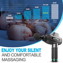 Load image into Gallery viewer, Massage Gun, RENPHO C3 Deep Tissue Muscle Massager, Powerful Percussion Massager Handheld with Portable Case for Home Gym Workouts Equipment, Back Neck Shoulder Soreness Stiffness Knots Tension Relief
