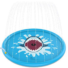 Load image into Gallery viewer, Jasonwell Foldable Dog Pool Collapsible Dog Pet Pool Bathing Tub Kiddie Pool and Splash Pad Sprinkler for Kids Splash Play Mat 68" Outdoor Water Toys
