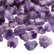 Load image into Gallery viewer, SUNYIK Natural Amethyst Rough Stone, Irregular Raw Crystal Point Loose Gemstone for Healing Reiki Jewelry Making Decoration 0.7”-1.5” 1lb (About 460grams)
