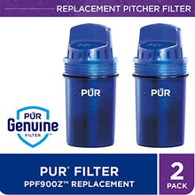 Load image into Gallery viewer, PUR Water Pitcher Replacement Filter, 2 Count (Pack of 1), Blue
