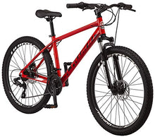 Load image into Gallery viewer, Schwinn High Timber ALX Youth/Adult Mountain Bike, Aluminum Frame and Disc Brakes, 26-Inch Wheels, 21-Speed, Red

