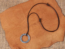 Load image into Gallery viewer, 925 Sterling Silver Norse Viking rune necklace Pendant Amulet Talisman Handcrafted
