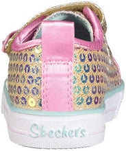 Load image into Gallery viewer, Skechers Kids Girls Shuffle LITE-Mini Mermaid Sneaker, Gold, 5 Toddler
