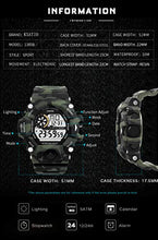 Load image into Gallery viewer, KXAITO Men's Watches Sports Outdoor Waterproof Military Watch Date Multi Function Tactics LED Alarm Stopwatch (14_White)
