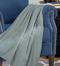 Load image into Gallery viewer, Diamond King Cotton Throw Blanket, Breathable Thermal Bed/Sofa Blanket Couch, Snuggle in These Super Soft Cozy Cotton Blankets - Perfect for Layering Any Bed, Chocolate
