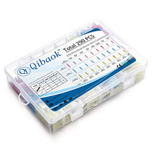 Load image into Gallery viewer, 290 PCS Heat Shrink Wire Connectors Qibaok Insulated Electrical Terminals Kit Waterproof Marine Crimp Connector Assortment Ring Fork Hook Spade Butt Splices
