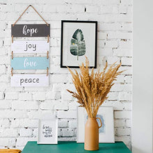Load image into Gallery viewer, Bundle of Funny Bathroom Wall Decor Sign and Home Wall Decor Sign Hope Joy Love Peace

