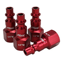 Load image into Gallery viewer, ColorFit by Milton Coupler &amp; Plug Kit - (M-Style, Red) - 1/4" NPT, (14-Piece) - S-314MKIT
