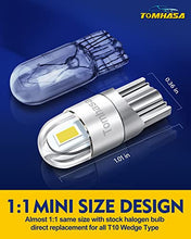 Load image into Gallery viewer, Tomhasa 194 LED Bulbs 6000K White, 168 2825 T10 Led Interior Lights for Car 2825 LED Chip W5W 192 LED Replacement Bulbs for Interior Dome Map Door Courtesy Trunk License Plate Lights, Pack of 2
