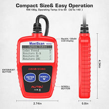Load image into Gallery viewer, Autel MS309 Universal OBD2 Scanner Check Engine Fault Code Reader, Read Codes Clear Codes, View Freeze Frame Data, I/M Readiness Smog Check CAN Diagnostic Scan Tool
