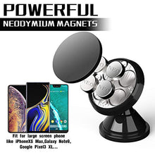 Load image into Gallery viewer, Magnetic Phone Car Mount, eSamcore Powerful Magnets Car Mount Holder for Dashboard with Strong Adhesive, Fits All iPhone Samsung Galaxy Smartphone [2 Pack]
