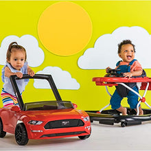 Load image into Gallery viewer, Bright Starts 3 Ways to Play Walker - Ford Mustang, Ages 6 Months +, Red
