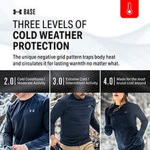 Load image into Gallery viewer, Under Armour Men's Packaged Base 4.0 1/4 Zip T-Shirt , Black (001)/Pitch Gray , X-Large
