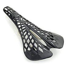 Load image into Gallery viewer, Toxz Carbon Fiber Hollow Saddle Seat for Mountain Racing Bike Cycling Bicycle,Lightweight,High Strength,High Flexibility,Ventilation Diversion Hole,Stoving Varnish Technology
