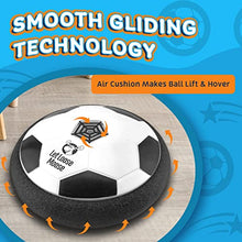 Load image into Gallery viewer, LLMoose Hover Ball for Boys &amp; Girls - 2 LED Light Soccer Balls with Foam Bumpers﻿
