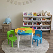 Load image into Gallery viewer, Humble Crew Toy Organizer with 20 Storage Bins, Natural/White
