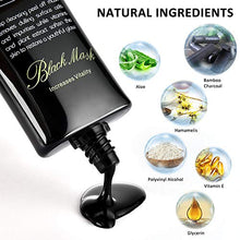 Load image into Gallery viewer, Blackhead Remover Face Mask,Black Mask,3-in-1 Purifying Charcoal Peel off Mask with Acne &amp; Blackhead Extractor Kit and Silicone Brush,Deep Cleansing Facial Mask for All Skin Types Face &amp; Nose
