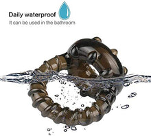 Load image into Gallery viewer, SOCOAT Black Men's Silicone Resistance Exercise Ring DH1
