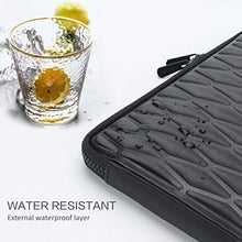 Load image into Gallery viewer, DOMISO 15.6 Inch Shockproof Waterproof Laptop Sleeve Lightweight Soft EVA Tablet Case for 15.6" Laptops/Apple/Lenovo IdeaPad/Acer Aspire E15 / HP Envy 15 / Dell, Black
