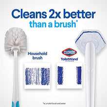 Load image into Gallery viewer, Clorox ToiletWand Disposable Toilet Cleaning System - ToiletWand, Storage Caddy and 16 Disinfecting ToiletWand Refill Heads (Package May Vary)
