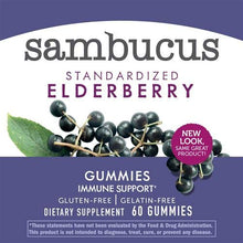 Load image into Gallery viewer, Nature's Way Sambucus Elderberry Gummies, 60 Gummies (2-Pack)
