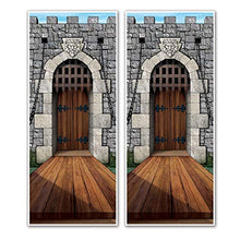 Load image into Gallery viewer, Beistle Castle Door Cover, 30" x 6', Multicolor
