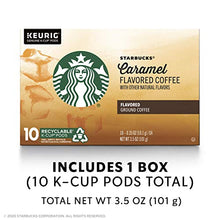 Load image into Gallery viewer, Starbucks Flavored K-Cup Coffee Pods — Caramel for Keurig Brewers — 1 box (10 pods)
