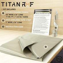 Load image into Gallery viewer, New! TitanRF Faraday Fabric 44" x 36" + Extra 36" TitanRF Tape! Military Grade Certified Material Blocks RF Signals (WiFi, Cell, Bluetooth, RFID, EMF Radiation Shielding)
