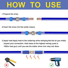 Load image into Gallery viewer, 50PCS Yellow Solder Seal Wire Connectors AWG12-10,haisstronica Marine Grade Waterproof Solder Wire Connectors,Heat Shrink Butt Connectors,Insulated Butt Splice Electrical Connectors
