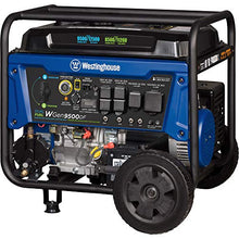 Load image into Gallery viewer, Westinghouse WGen9500DF Dual Fuel Portable Generator-9500 Rated 12500 Peak Watts Gas or Propane Powered-Electric Start-Transfer Switch &amp; RV Ready, CARB Compliant
