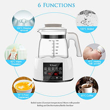 Load image into Gallery viewer, Baby Bottle Warmer Steam Sterilizwer, Water Kettle Milk Adjuster Multifunction Bottle Warm Milk Intelligent Thermostat Food Heater, LED Display Heating Adjustment Boiling and Dechlorination

