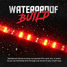 Load image into Gallery viewer, OPT7 60" Tailgate Light Bar LED Double Strips, Brake Light for Truck, Red Brake Light, Red Turn Signals Light, White Reverse Light, Compatible w/Ram, Silverado, Dodge, Chevy, Toyota, GMC, Ford, Honda

