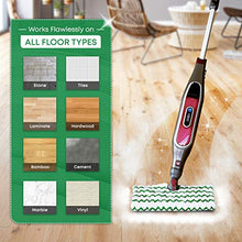 Load image into Gallery viewer, Turbo Microfiber Steam Mop Pads - Pack of 6 Rectangular Style, Washable Replacement Pads for Floor Cleaning - Compatible w/Shark Genius and Lift-Away 3973 Series
