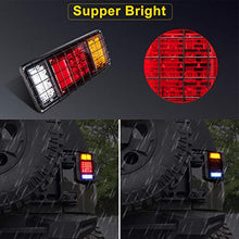 Load image into Gallery viewer, LIMICAR 40 LED Trailer Tail Lights Kit Waterproof Turn Signal Brake Reverse Running Lights LED Tail Light for Truck Boat Trailer UTV UTE RV Camper Pickup (2 Pack)
