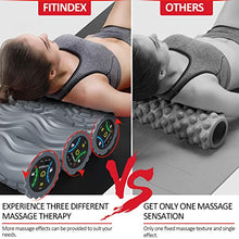 Load image into Gallery viewer, FITINDEX Vibrating Foam Roller 5-Speed , Next Generation Electric Foam Roller for Muscle Recovery, Fitness Deep Tissue Trigger Foam Roller for Post-Workout Pain Relief - Gray
