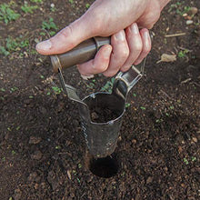 Load image into Gallery viewer, Edward Tools Bulb Planter - Bend Free Tool for Planting Bulbs - Automatic Soil Release for Digging/refilling Hole - Depth Marker for More consistent Planting Tulips, Daffodils, Dahlias
