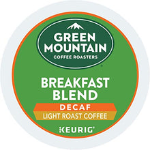 Load image into Gallery viewer, Green Mountain Keurig Decaf Coffee Breakfast Blend, 12 ct
