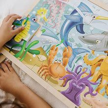 Load image into Gallery viewer, Melissa &amp; Doug Under the Sea Ocean Animals Wooden Jigsaw Puzzle With Storage Tray (24 pcs)
