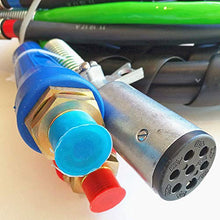 Load image into Gallery viewer, Trackon Parts 12 Ft. 3-in-1 Wrap Set, ABS Electrical and Rubber Air Line Hose Assemblies, for Semi Truck Tractor Trailer
