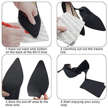 Load image into Gallery viewer, Dr. Foot Shoe Sole Protectors for high-Heels, Self Adhesive Silicone Non-Slip Shoes Cover Bottoms for Women
