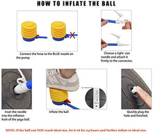 Load image into Gallery viewer, BalanceFrom Anti-Burst and Slip Resistant Exercise Ball Yoga Ball Fitness Ball Birthing Ball with Quick Pump, 2,000-Pound Capacity (68-75cm, XL, Gray)
