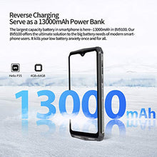 Load image into Gallery viewer, 13000mAh Rugged Phone, Blackview BV9100 4GB+64GB Dual SIM Rugged Cell Phones Unlocked, IP68 Waterproof Smartphone, Android 9.0 Pie 6.3" Screen NFC Face Unlocked AT&amp;T T-Mobile Blackview Cell Phones
