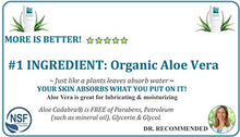 Load image into Gallery viewer, Aloe Cadabra Natural Personal Lube, Organic Best Lubricant Oral Gel for Her, Him &amp; Couples, Unscented, 2.5 oz (Pack of 2)
