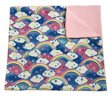 Load image into Gallery viewer, Guinea Pig Fleece Cage Liner for Midwest Habitat | Guinea Pig Bedding | Guinea Pig Fleece | Rainbows
