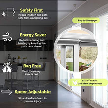 Load image into Gallery viewer, Slideback- Self Closing Sliding Patio Door Closer (Heavy Duty) for 5-6 ft Doors
