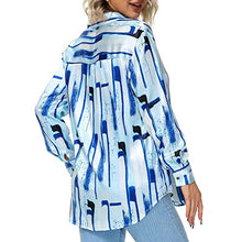Load image into Gallery viewer, Masoudka Blouses for Women Fashion 2022 Long Sleeve Trendy Button Down Shirts Blouses and Tops for Women XS-3XL 030807-XS
