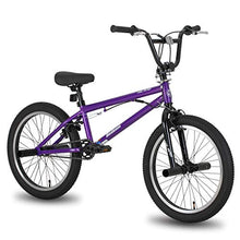 Load image into Gallery viewer, Hiland 20 Inch Kids Bike BMX Bicycles Freestyle for Boys Teenagers Purple
