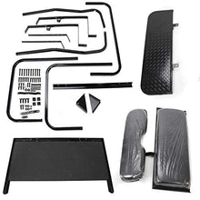 Load image into Gallery viewer, ECOTRIC Rear Flip Seat Kit Compatible with 2000-2013 DS Model Club Car Golf Cart - Heavy Duty 400 lbs Weight Capacity - You Will Receive (2) Packages Separately
