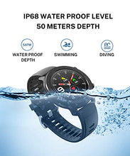 Load image into Gallery viewer, Smart Watch for Android and iOS Phone Smartwatch IP68 Waterproof,Buletooth5.0 Fitness Activity Tracker with Heart Rate Blood Pressure Oxygen SpO2 Monitor Step Sleep Tracker Message Reminder,Men Women…
